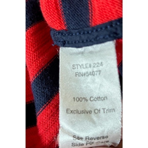 Cabi Size Medium Nautical Sailor Casual Cotton Blazer Striped Red‎ Blue - Picture 6 of 7